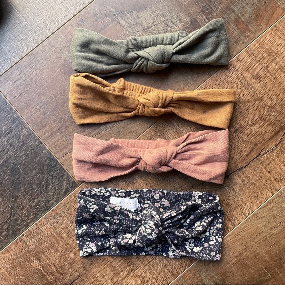 Set of Floral and Patterned Headbands
